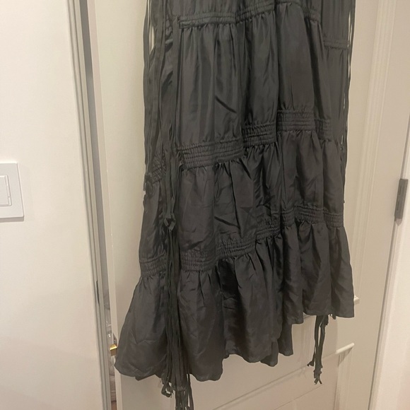 Marc Jacobs Grey Tiered Midi Dress - Picture 3 of 6